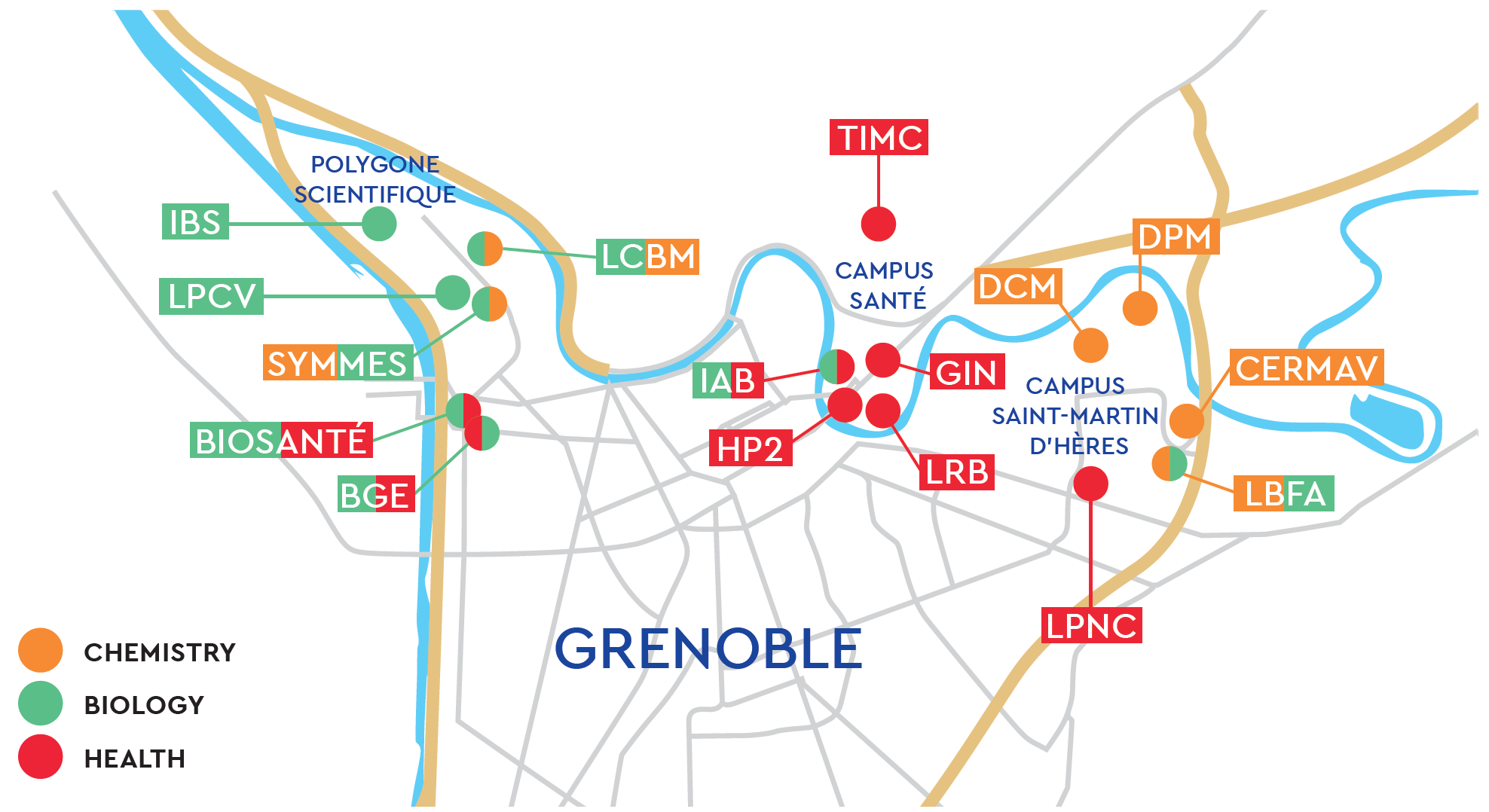 plan labos grenoble